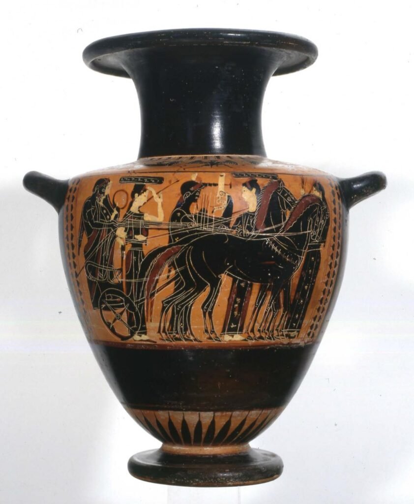 Nº 4. Procesión nupcial. Hidria. Ática, 520- 500 a.C.
